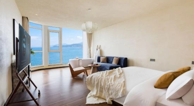 Двухместный номер Standard с видом на море Qingdao Momer Cliff Ocean View Villas
