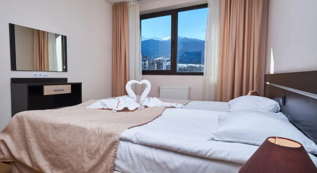Двухместные апартаменты с балконом Sunrise Park Hotel Bansko