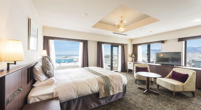 Двухместный номер Deluxe Hotel Sonia Otaru