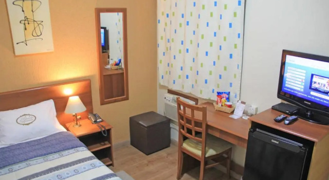 Номер Economy Hotel Valparaíso - Metrô Paraíso e 800m da Av Paulista