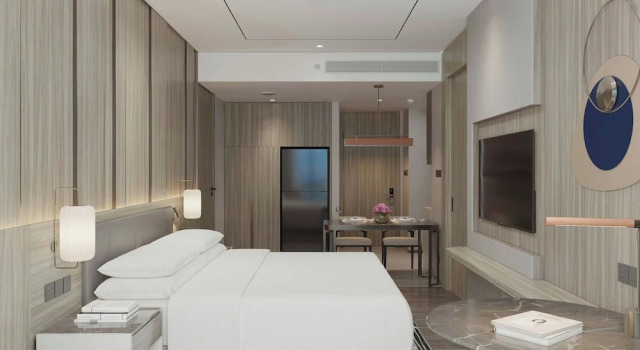 Двухместная студия с видом на город Marriott Executive Apartments Danang, Han River