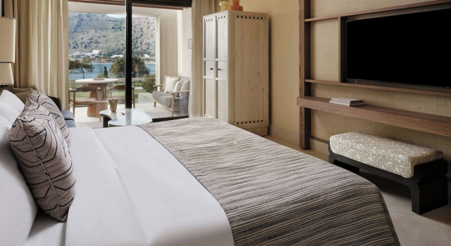 Двухместный номер Hemera с балконом и с видом на море Amoh, a Luxury Collection Resort, Rhodes
