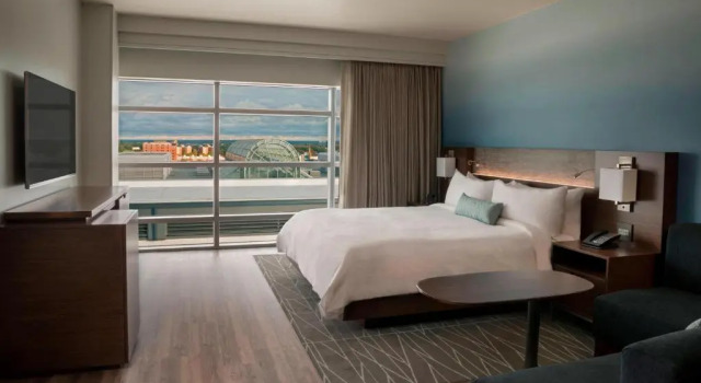 Номер Standard с видом на город Buffalo Marriott at LECOM HARBORCENTER