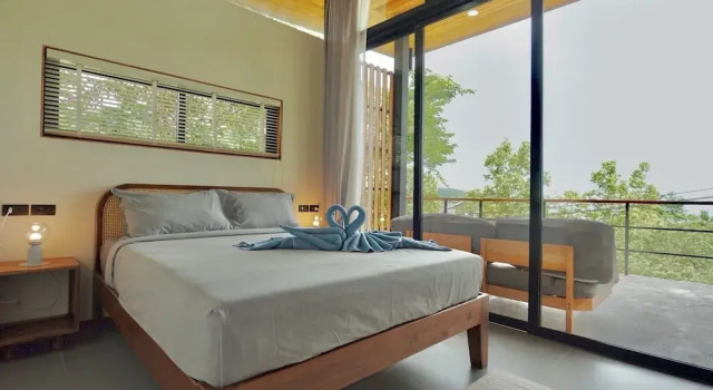 Вилла c 1 комнатой с балконом и с видом на море yume17 - Sea View pool Villas & 1BD, Studios