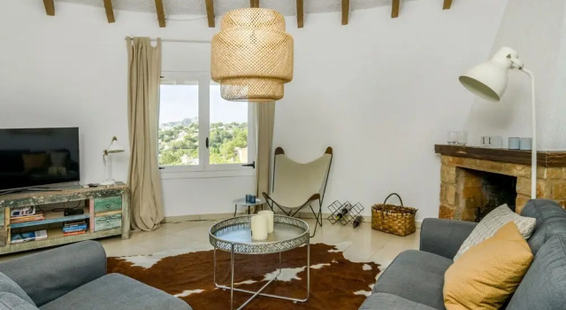Ibiza-style Villa in Moraira with Private Pool and magnificent view