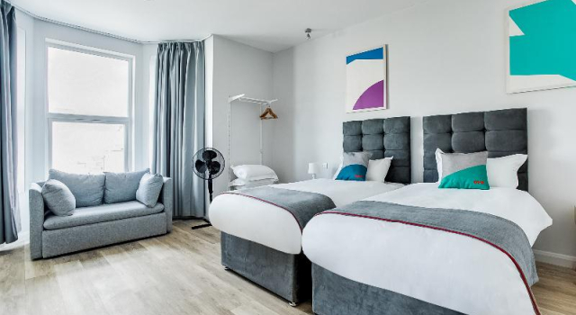 Номер Standard OYO Studiotel Great Yarmouth - Modern Hotel Apartments