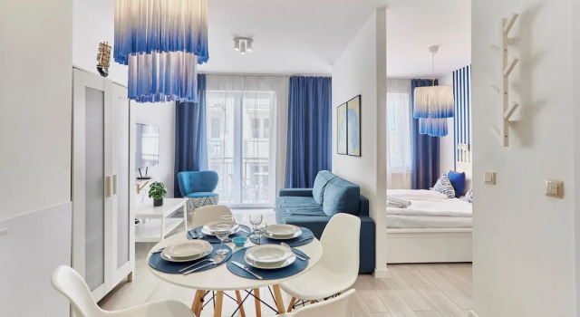 Люкс с балконом Apartamenty Sun&Snow Bałtyk