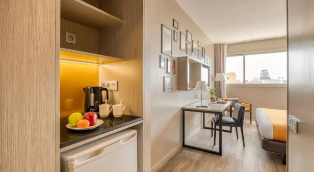 Двухместный номер Classic Citadines Ramblas Barcelona