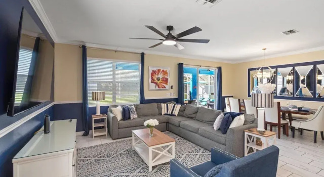 Championsgate Resort Vacation Pool & Spa Home With Resort Clubhouse Amenity Access 8 Bedroom Home, Book Ferieresort SPA-hoteller i Florida, SPA