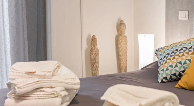 Standardowy dwuosobowy pokój i balkonem B&B Le Caruse