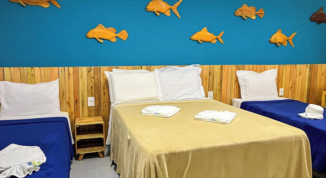 Четырёхместный номер Standard Pousada Villa Marceneiro Beach - Milagres