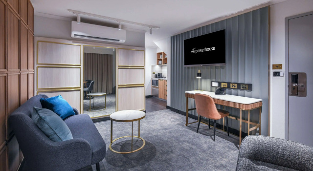 Двухместные апартаменты Kitchen Spa c 1 комнатой Powerhouse Hotel Tamworth by Rydges