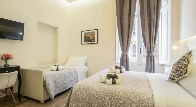 Трёхместный номер Standard Quiriti Vatican Relais