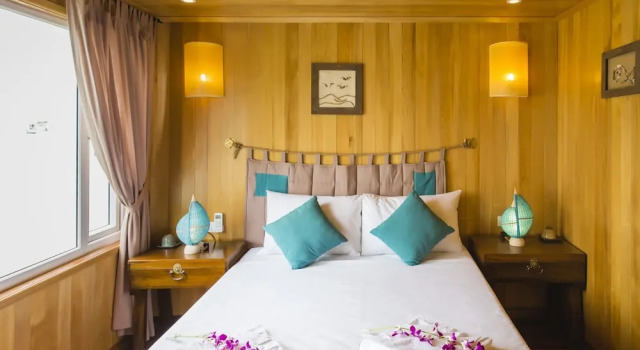 Двухместный номер Deluxe с видом на океан Secret Halong Cruise