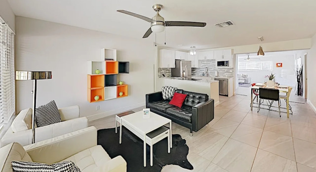 New Listing! Modern Art Haven W/ Pool - Near Beach 3 Bedroom Home