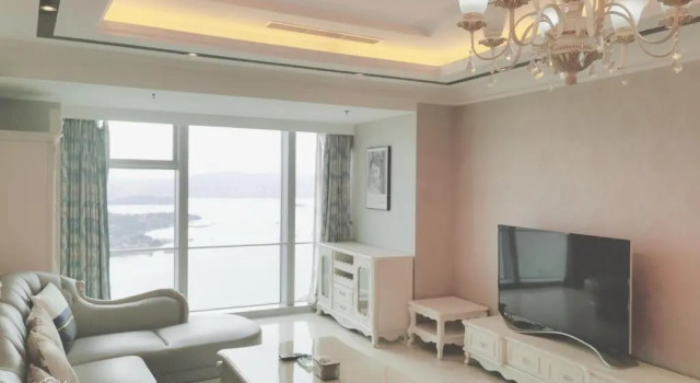 Люкс с 3 комнатами Xiamen Twin Tower Sea View Apartment