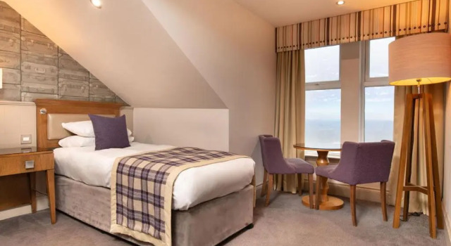 Двухместный номер Deluxe с видом на море Seamill Hydro Hotel