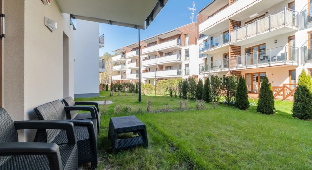 Люкс APARTAMENTY MIERZEJA - STEGNA PARK STUDIO, 500m od plaży, bezpłatny meleks