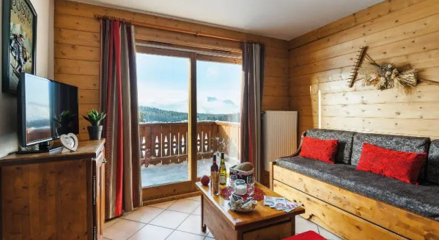Апартаменты с 2 комнатами с балконом Résidence Lagrange Vacances Le Village des Lapons
