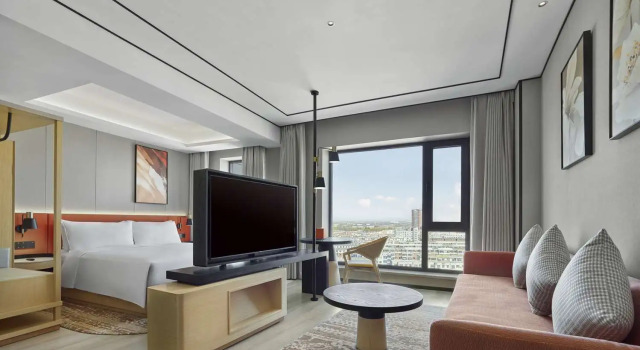 Номер Deluxe Hilton Garden Inn Anshan Haicheng