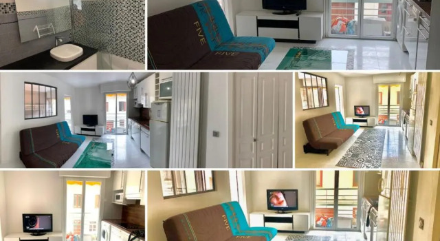 Cannes Anglais Top Appart Centre Pres des plages 5 Pers 2pieces, Забронировать Апартаменты/квартира Апартаменты Канн, рядом с Galerie Alexandre Leadouze, Апартаменты/квартира