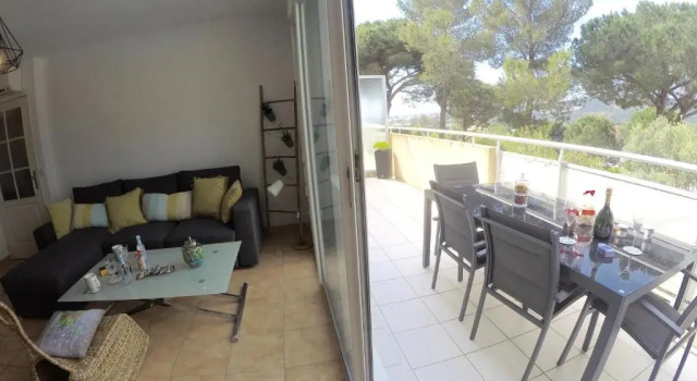 Апартаменты с балконом Appartement Domaine Sainte Maxime Park