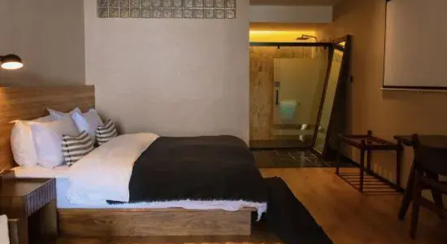 Двухместный люкс Cloud side Villa · View sunshine Jinshan | cliff sunset mid-mountain Sea View Villa Hotel