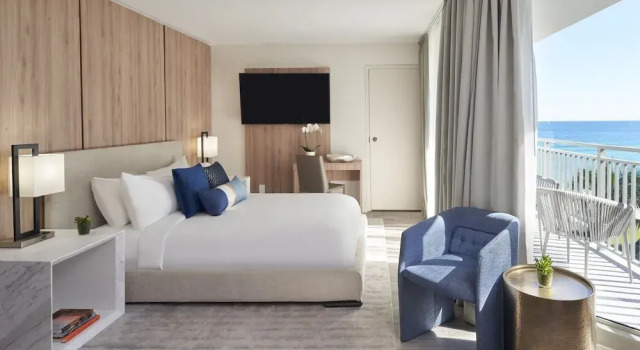 Двухместный номер Standard с балконом и с частичным видом на океан Hillsboro Beach Resort By Kasa