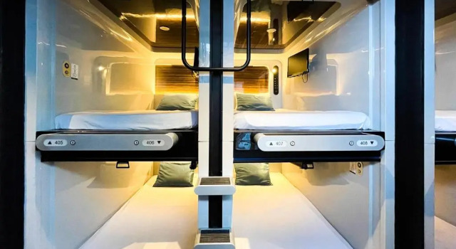 Мужская капсула Premium Spa&Capsule Hotel Grandpark Inn Kitasenju