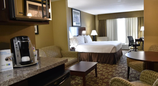 Двухместный люкс Holiday Inn Express Hotel & Suites St. Charles by IHG