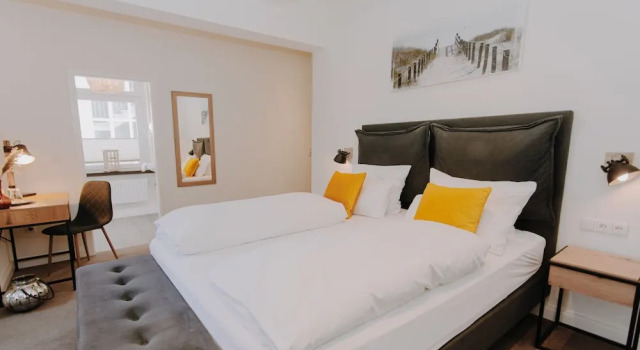 Номер Superior с видом на воду Hotel Garni Seestern