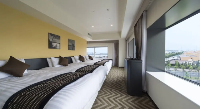 Четырёхместный номер Standard Floor с видом на парк The Park Front Hotel at Universal Studios Japan