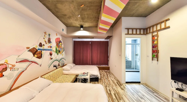 Четырёхместный номер Standard Anping Wikid Design Hotel