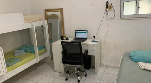 Кровать в общем номере Hostel Luna