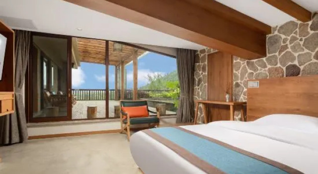 Люкс Deluxe Hongya Chanyi springs hotel（Qiliping Linggongli）