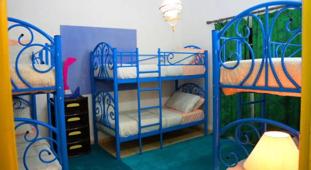 Кровать в общем номере (мужской номер) The Blue House Gerasa