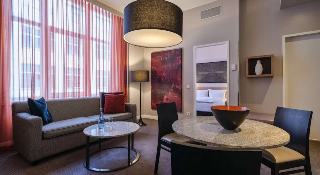 Апартаменты с 2 комнатами Adina Apartment Hotel Berlin Checkpoint Charlie
