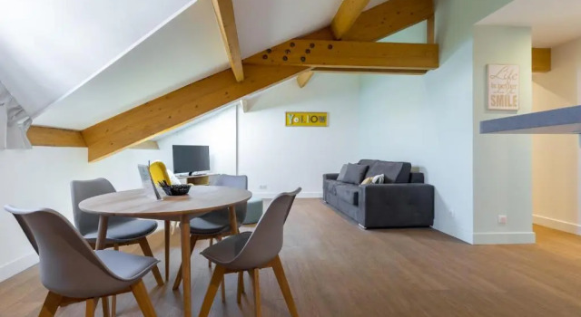 Апартаменты Мансарда c 1 комнатой Florella Jean Jaures Apartment