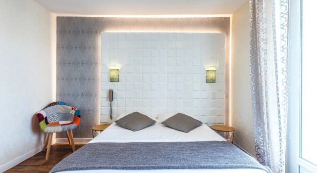 Двухместный номер Comfort с видом на море Hotel Belle Vue Royan