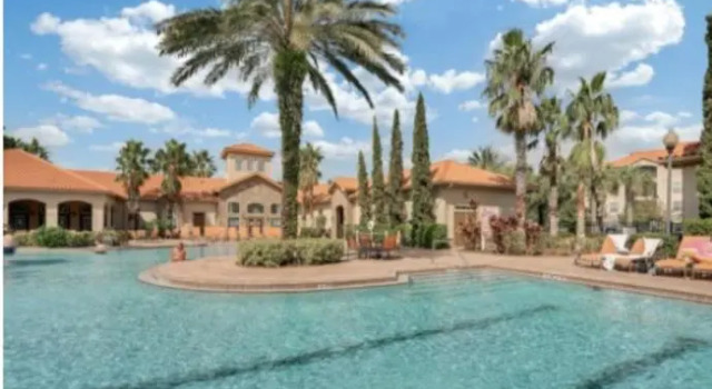 The Fountains at Champions Gate resort 3 bed and 2.5 bath, Book Ferieresort Hoteller i Four Corners med pool, Swimmingpool