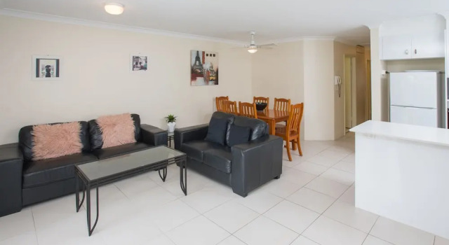 Апартаменты Standard с 2 комнатами с балконом Miami Beachside Holiday Apartments