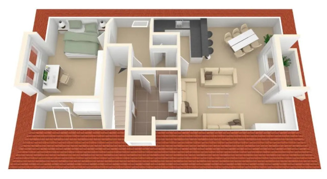 Gemütliche 65m² Dachgeschoßwohnung im Einzelhaus, Забронировать Отель Кальтенкирхен Segeberg