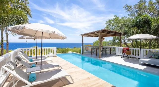 Вилла Caribbean Delight Villa With Stunning Pool View