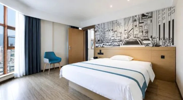 Семейный люкс с 2 комнатами Jianshi Yuantai Hotel