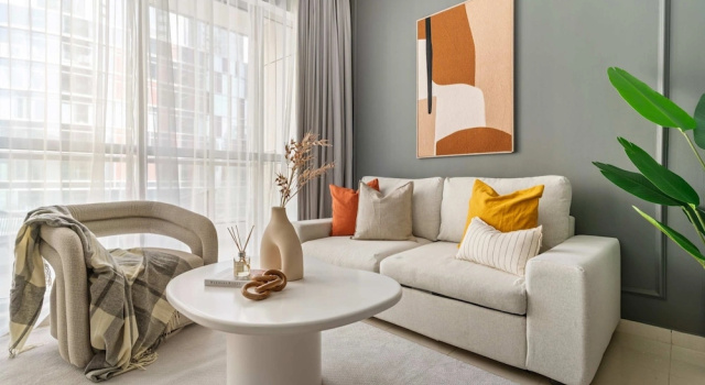 Silkhaus Modern 1BR Dubai Marina Bay Central, Забронировать Апартаменты/квартира Отели Эмирата Дубая с парковкой, рядом с Торговый центр The Beach, Парковка