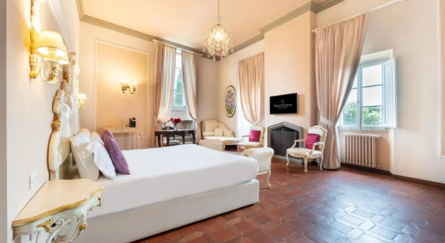 Люкс с видом на сад Art Hotel Villa Agape - Place of Charme
