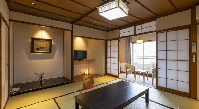 Четырёхместный номер Standard Senkeien Tsukioka Hotel