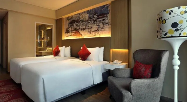 Deluxe Twin room Grand Mercure Bandung Setiabudi