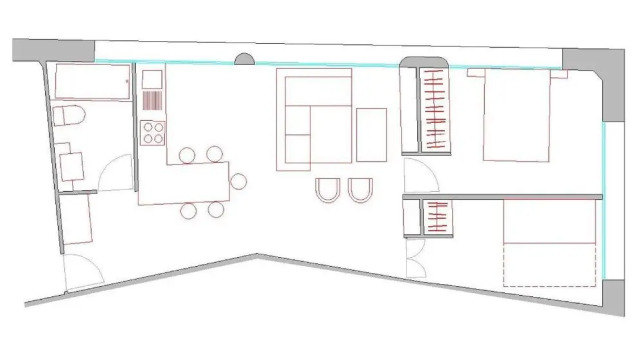 Апартаменты с 2 комнатами Apartamentos Calle Rosario
