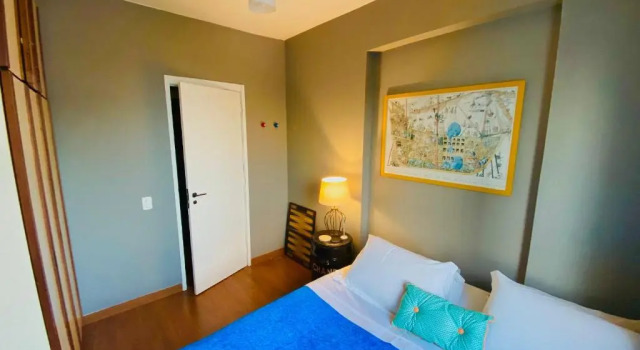 Номер Standard Leblon Flat 2 quartos varanda vista mar, piscina, sauna, e garagem WIFI 500M